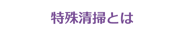 特殊清掃とは
